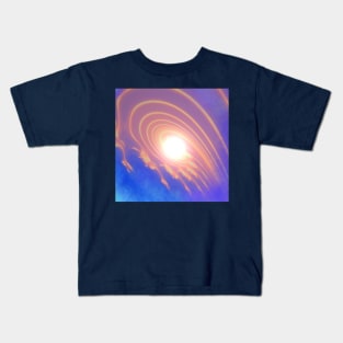 Abstract InterGalactic Planet Space Glow Kids T-Shirt